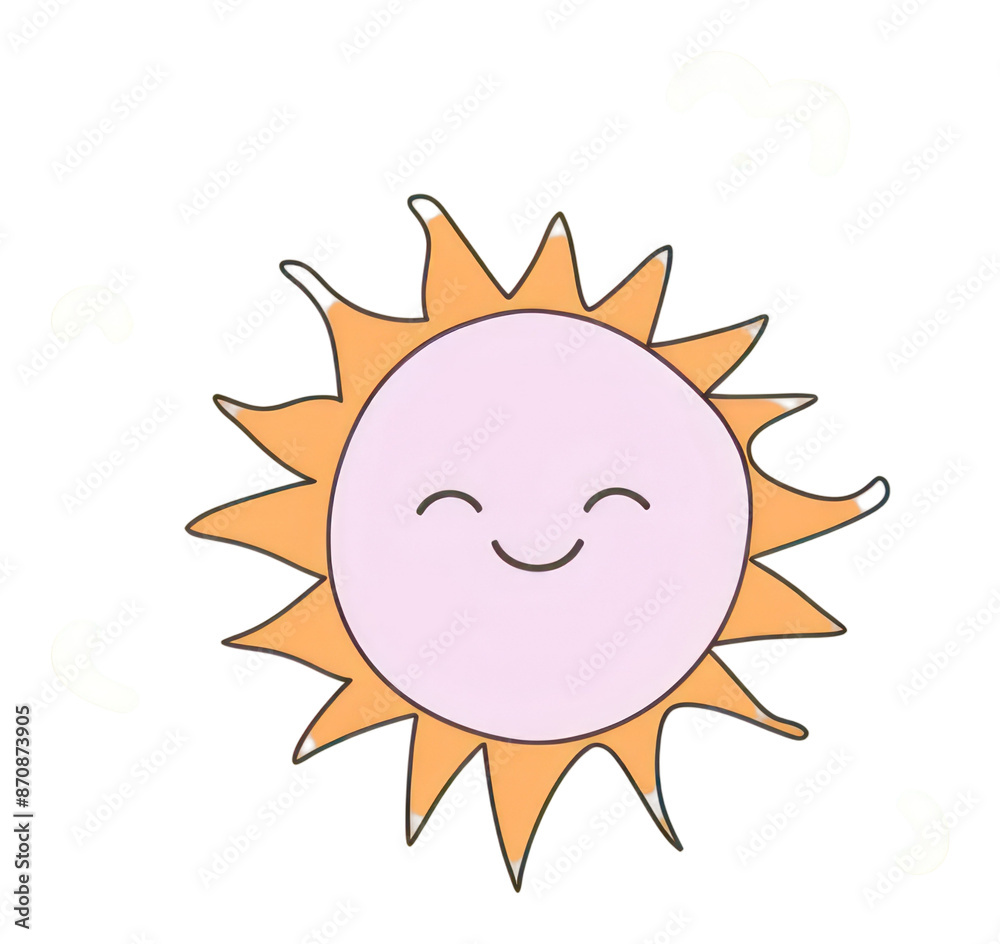 Poster png sun cartoon outdoors sky.