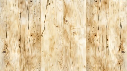 Fototapeta premium Light Wooden Planks Texture with Knots for Rustic Background Design