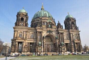 Berlin, Germany. The Berliner Dom (Berlin Cathedral), a monumental German Protestant church and dynastic tomb on the Museum Island