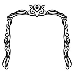 frame swirl elements