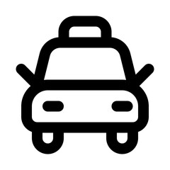 Taxi car icon