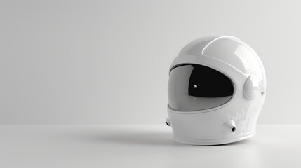 Protective white helmet with space for writing