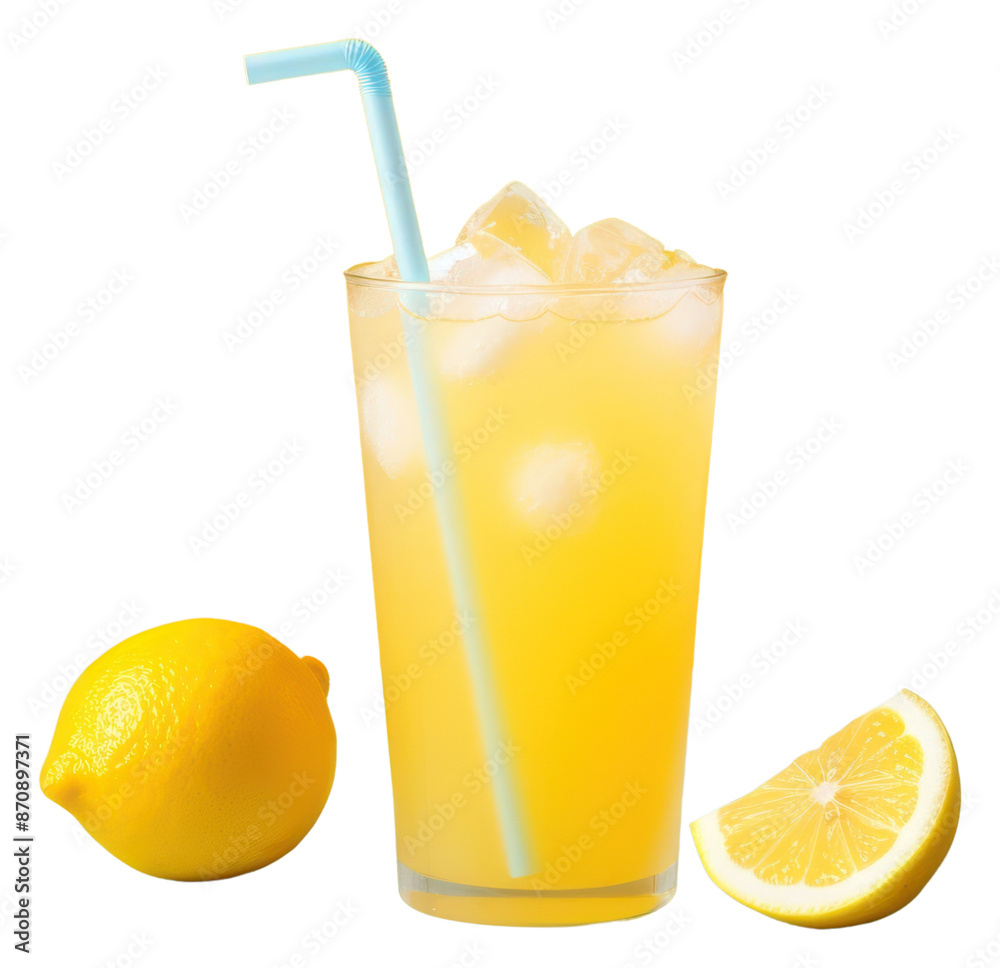 Wall mural PNG Lemonade juice fruit drink.