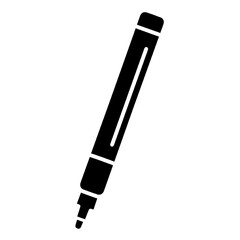 Letter marker icon outline vector. Tool ink. Writing graphic