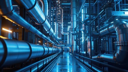 Factory - oil and gas industry.