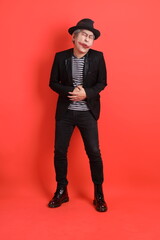 50s man in Halloween costume