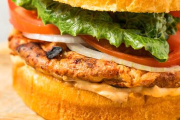 Grilled Chipotle Chicken Burger