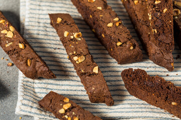 Italian Homemade Chocolate Biscotti