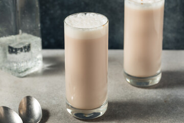 Sweet New York Chocolate Egg Cream Drink