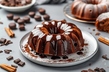 sweet dessert chocolate cake food cream plate tasty bakery delicious brown pastry sugar gourmet fresh icing homemade