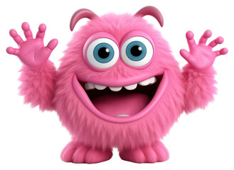 PNG Cartoon pink toy representation.