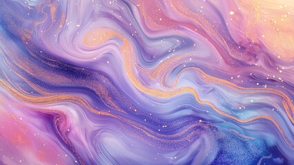 Obraz premium Dreamy rainbow gradient background with holographic texture