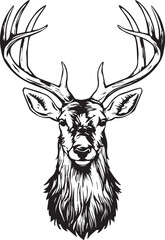 deer head silhouette