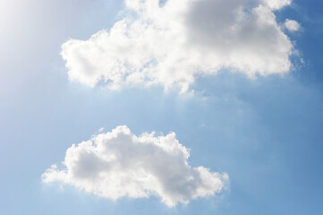 blue sky with clouds