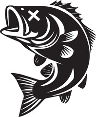 black and white fish