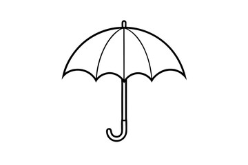 Umbrella, umbrella silhouette vector  illustration, Umbrella icon