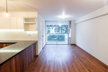empty room with a window