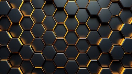 Hexagon patterned background 