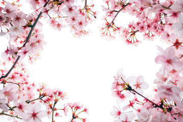 Obraz premium Cherry Blossom Branches Frame