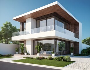 Modern Fancy building/house stock photo