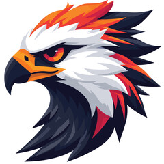 Illustrated Eagle Mascot: Logo, Mascot, Illustration, Vector Graphic for Sport and E-Sport Gaming Teams