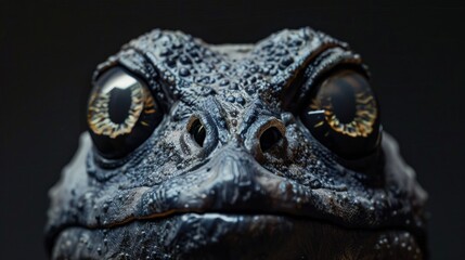 Fototapeta premium Portrait on alien reptile from cosmos