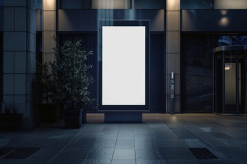 PNG billboard sign mockup,  transparent design