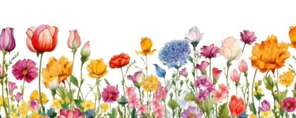 PNG Flowers line horizontal border backgrounds outdoors pattern.