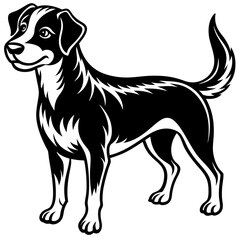 Cute Dog Vector Illustration for Pet Lovers and Design Projects