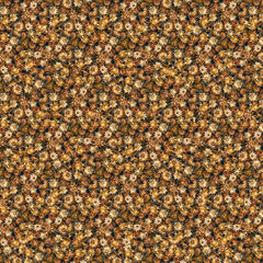Little flowers motif intricate random pattern