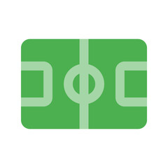 football field flat icon