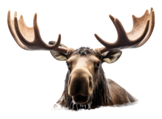 PNG Moose takes wildlife animal mammal.