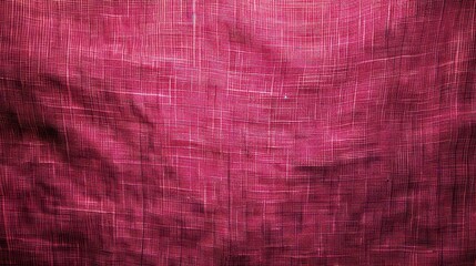 Raspberry Delight abstract vintage fabric background for design. Fabric cloth canvas texture. Rough, grain. Matte
