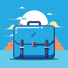 travel suitcase with travel luggage.briefcase