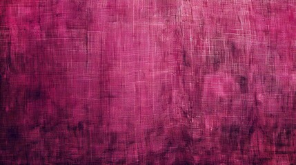 Fototapeta premium Raspberry Delight abstract vintage fabric background for design. Fabric cloth canvas texture. Rough, grain. Matte