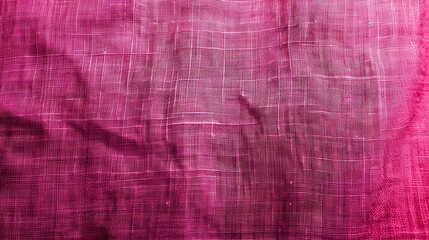 Raspberry Delight abstract vintage fabric background for design. Fabric cloth canvas texture. Rough, grain. Matte