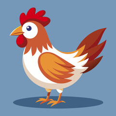 hen and rooster