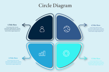 Circle Diagram infographic 8