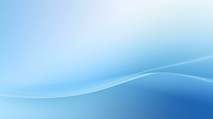 Gradient Background with soft Shapes fading from Blue to White. Elegant Presentation Template