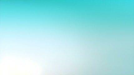 Obraz premium Gradient Background with soft Shapes fading from Cyan to White. Elegant Presentation Template