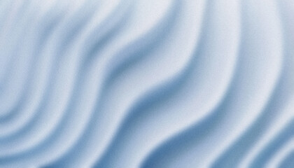 Obraz premium Abstract Blue Background with Wavy Patterns and Grainy Texture. Gradient Background with Noise Effect. Wave Lines Banner