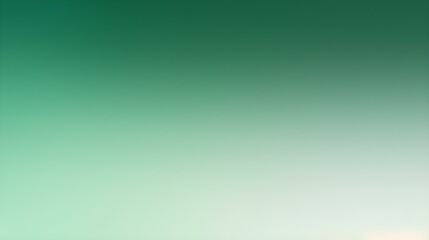 Obraz premium Gradient Background with soft Shapes fading from Dark Green to White. Elegant Presentation Template