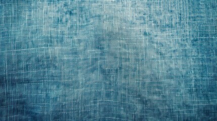 Arctic light blue abstract vintage fabric background for design. Fabric cloth canvas texture. Rough, grain. Matte