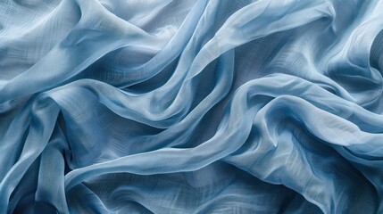 Obraz premium Arctic light blue abstract vintage fabric background for design. Fabric cloth canvas texture. Rough, grain. Matte