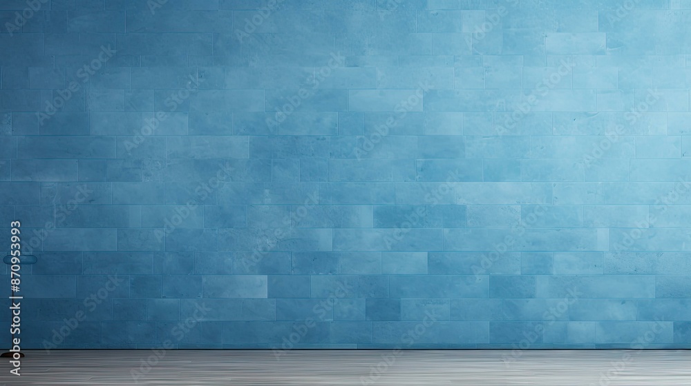 Sticker smoother blue wall texture