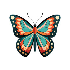 Colorful Butterfly Vector illustration Art