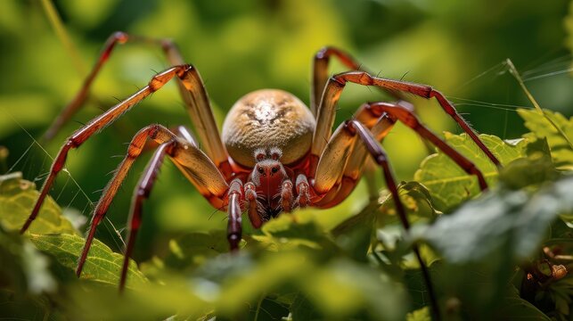 shrub brown widow spider