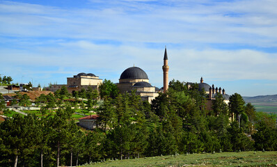 Naklejka premium Seyit Battal Gazi Tomb and Complex, located in Seyitgazi, Turkey, was built in 1208 by the Seljuks.