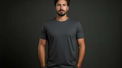 Obraz premium sof dark grey t shirt