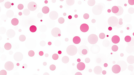 Pink Ball Dots on White Background, Abstract Image, Texture, Pattern Background, Wallpaper, Background, Cell Phone Cover and Screen, Smartphone, Computer, Laptop, 9:16 and 16:9 Format - PNG